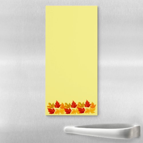Autumn Leaves Magnetic Notepad