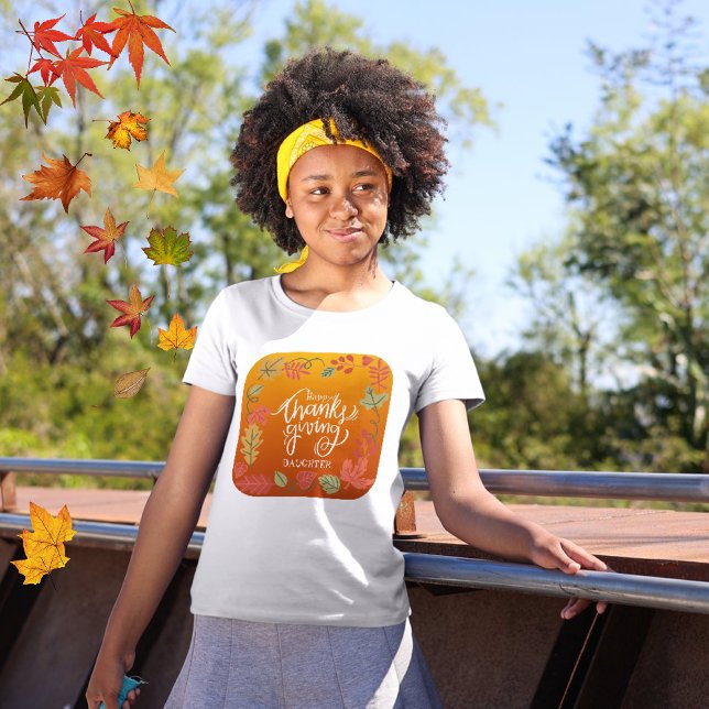 Autumn Leaves Matching Family Reunion Thanksgiving T-Shirt (Creator Uploaded)