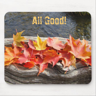 Autumn Leaves mousepad All Good! Fall River