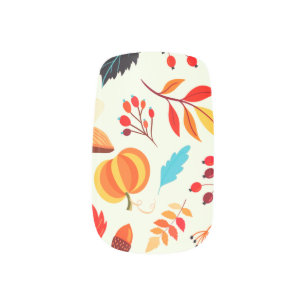 Autumn Leaves Nail Art