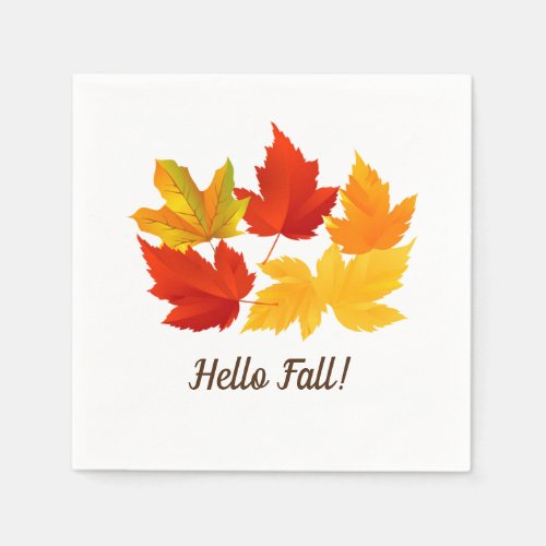 Autumn Leaves Napkins