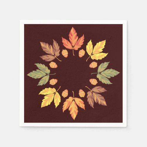 Autumn Leaves Napkins