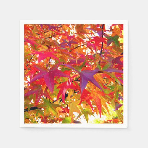 Autumn Leaves Napkins