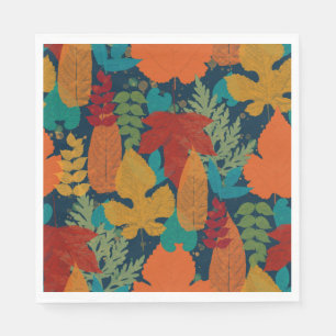 Autumn leaves napkins