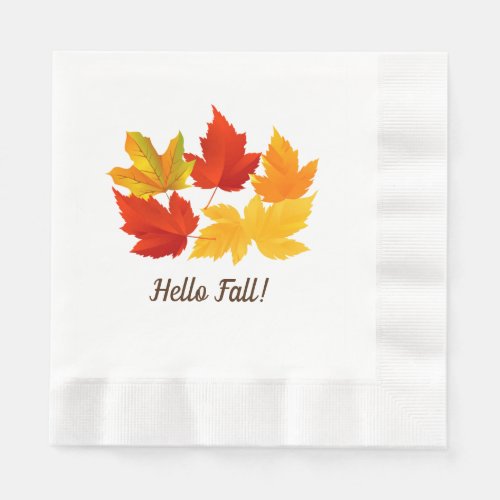 Autumn Leaves Napkins