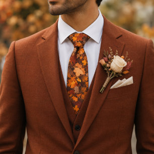 Autumn Leaves Neck Tie