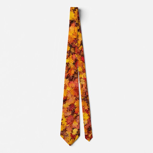 AUTUMN LEAVES NECK TIE (Front)