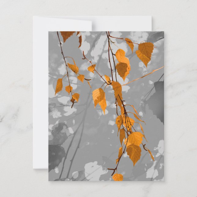 Autumn Leaves Note Card (Front)