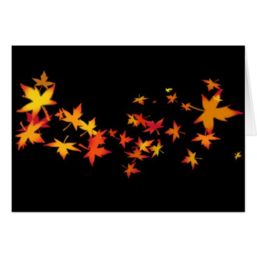 Autumn Leaves of New England Cards (Front Horizontal)