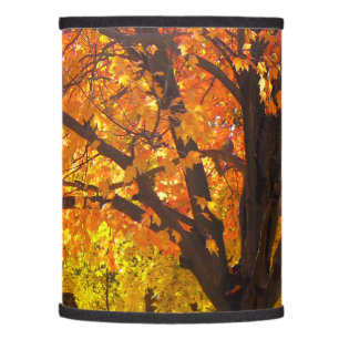 Autumn Leaves of Yellow and Orange Photo Lamp Shade