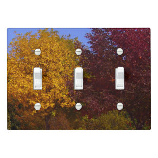 Autumn Leaves of Yellow and Purple, ZSSPG Light Switch Cover