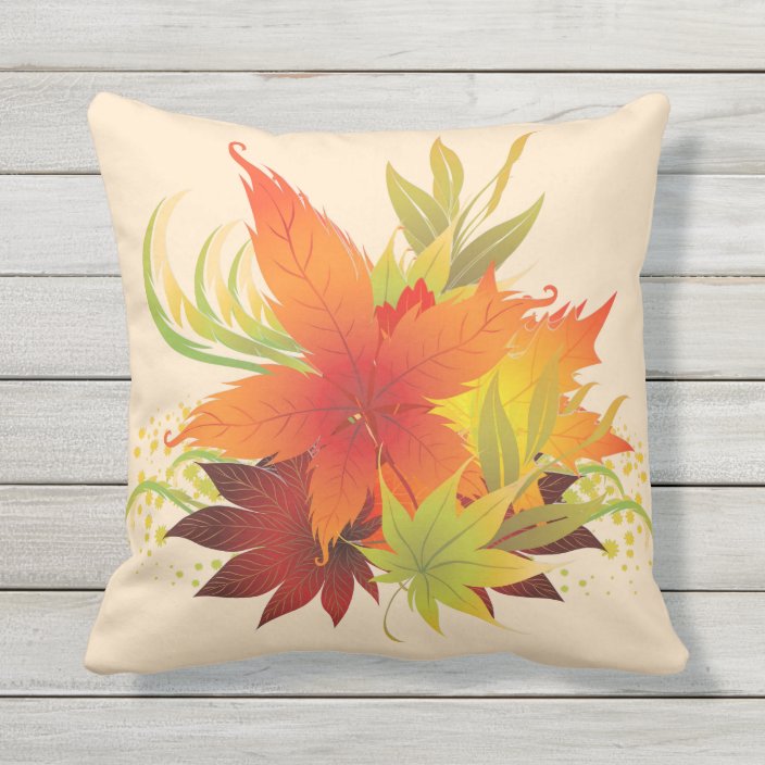 Autumn Leaves Outdoor Pillow