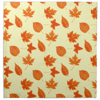 Autumn leaves - pale yellow and orange