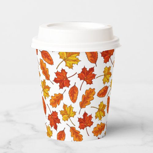 Autumn Leaves Paper Cups