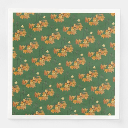 Autumn Leaves Paper Dinner Napkins