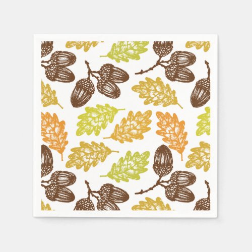 Autumn Leaves Paper Napkins