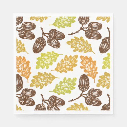 Autumn Leaves Paper Napkins