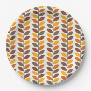 Autumn Leaves Paper Plates