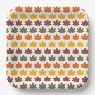 Autumn Leaves Paper Plates