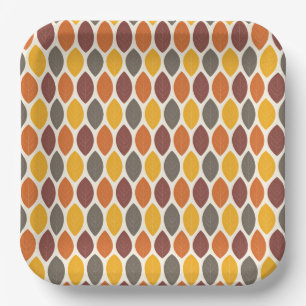 Autumn Leaves Paper Plates