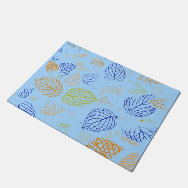 Autumn, Leaves Pattern 3 Doormat (Angled)
