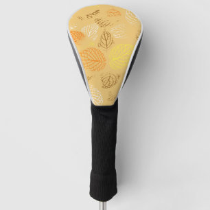 Autumn, Leaves Pattern 4 Golf Head Cover