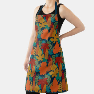 Autumn Leaves Pattern Apron