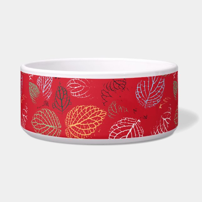 Autumn, Leaves Pattern Bowl (Front)