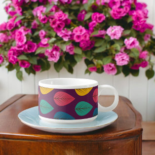 Autumn Leaves Pattern Bowl