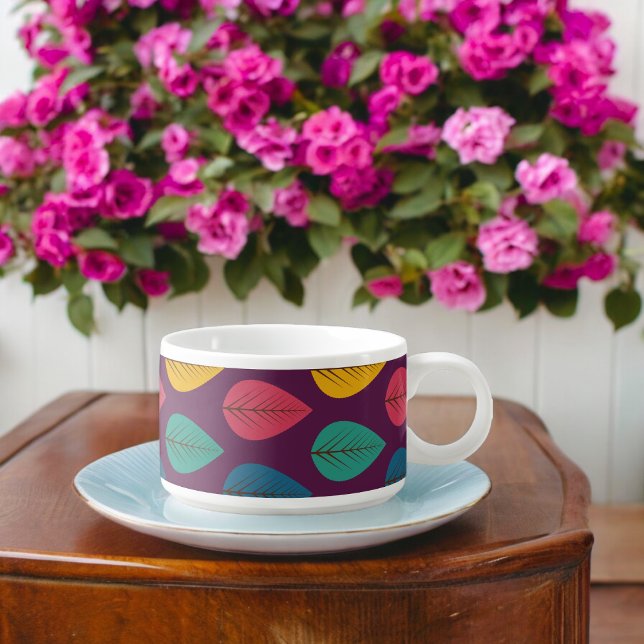 Autumn Leaves Pattern  Bowl (Chili Bowl)