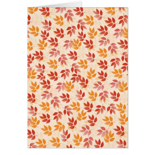 Autumn Leaves Pattern Cards (Front)