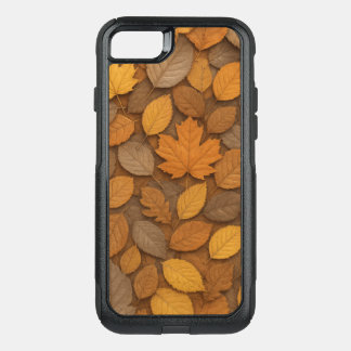 Autumn Leaves Pattern – Fall Foliage OtterBox Commuter iPhone SE/8/7 Case