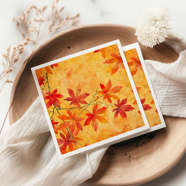 Autumn Leaves Pattern – Fall  Napkins (Creator Uploaded)