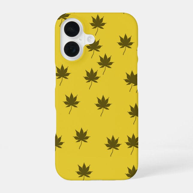  Autumn Leaves Pattern Iphone Case (Back)