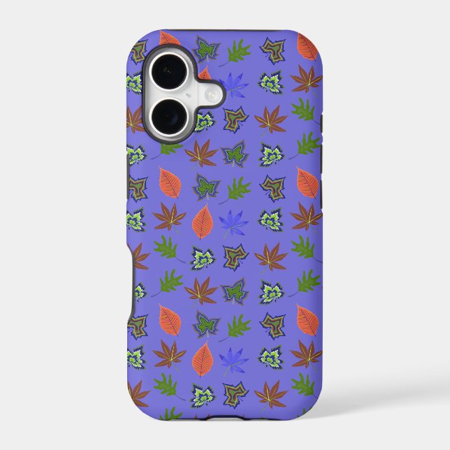 Autumn Leaves Pattern Iphone Case (Back)