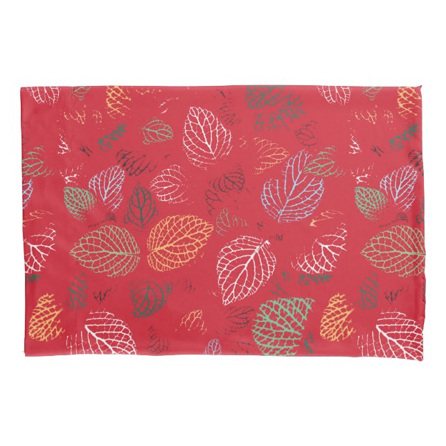 Autumn, Leaves Pattern Pillow Case (Front)