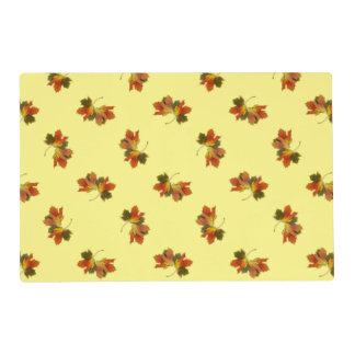 Autumn Leaves Pattern Thanksgiving Placemat