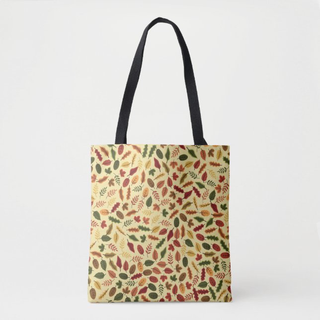 Autumn Leaves pattern Tote Bag (Front)