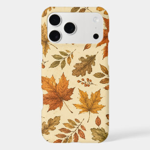 Autumn Leaves Pattern Watercolor Fall Foliage iPhone 17 Pro Max Case