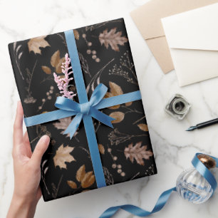 Autumn Leaves Pattern Wrapping Paper