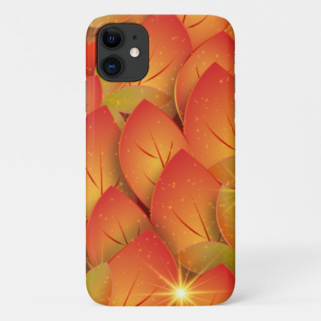 autumn leaves phone case (Back)