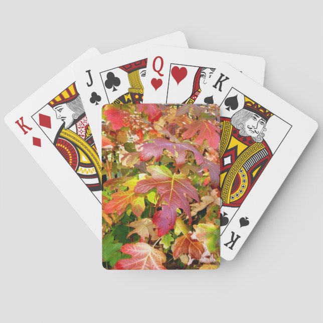'Autumn Leaves'  Playing Cards (Back)