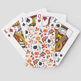 Autumn Leaves Playing Cards