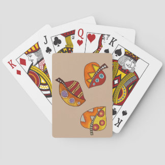 autumn leaves poker cards