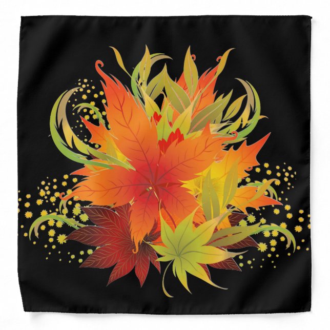 Autumn Leaves Pop Bandana (Front)