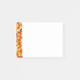 Autumn Leaves Post It Notes