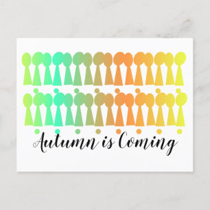 Autumn Leaves Postcard