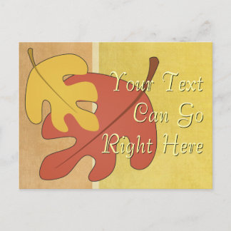 Autumn Leaves Postcard