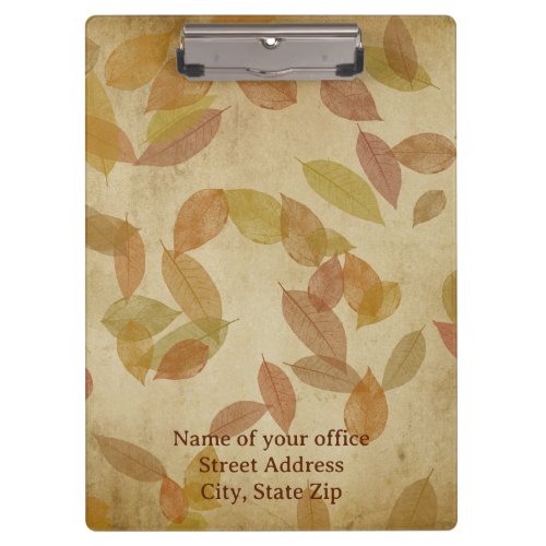 Autumn Leaves Professional Clipboard