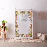 Autumn Leaves Pumpkin Wedding Photo Booth Backdrop